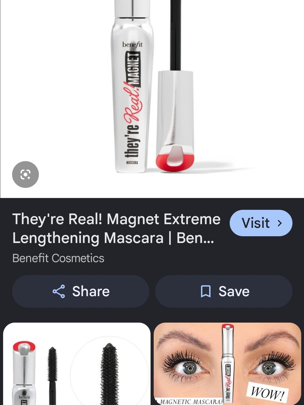 Benefit They're Real! Magnet Extreme Lengthening Mascara — Black